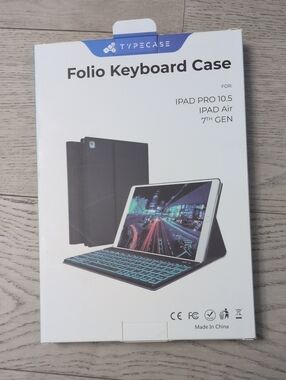 Typecase Rose Gold Folio Keyboard Case for iPad Pro 10.5 / iPad Air 7th Gen